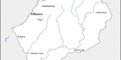 Mapa maputsoe Lesotho